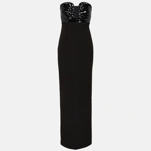 ROLAND MOURET Strapless gown size US6 - Picture 3 of 6